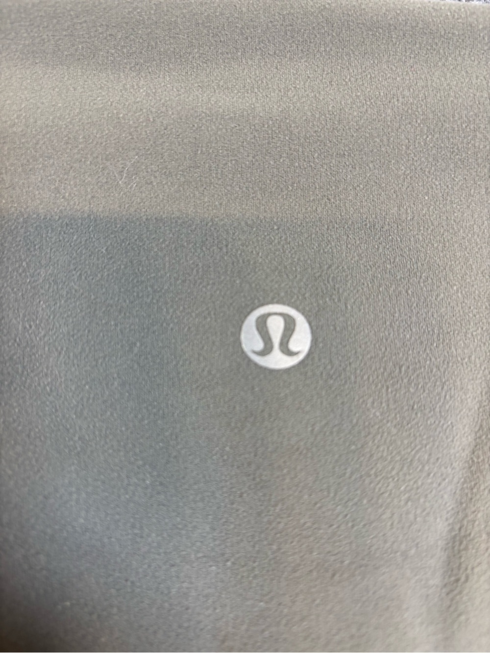 Lululemon Align High Rise Crop Leggings 21" Grey Sage Green Size 8 Nulu GUC - Picture 8 of 9